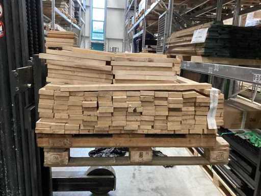 Maple European Planed / boards edged on 4 sides / 0.9m long / max width board 8cm / thickness board 26mm / dry air-dried