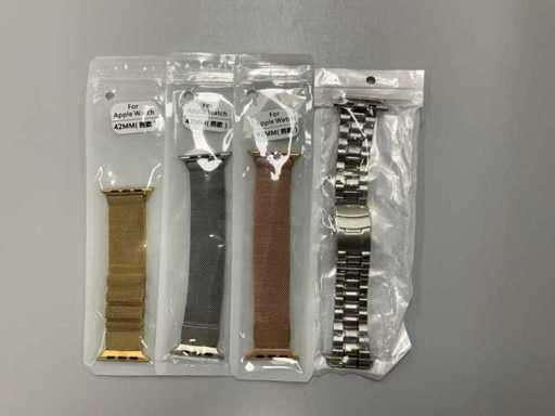 Apple Watch Armbandjes Goud, Zilver & Bronze (4x)