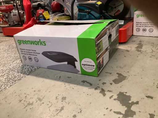 Greenworks optimow Robotmaaier afdak