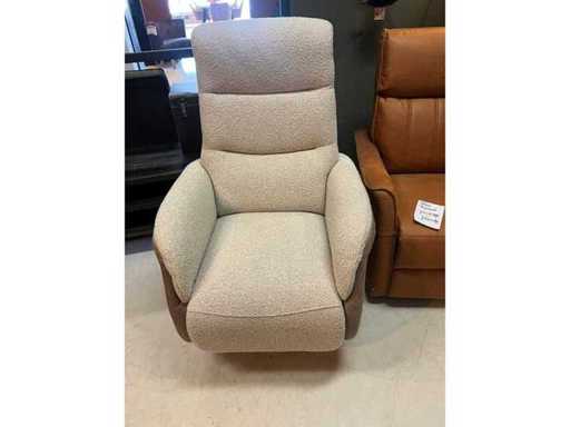 Elektryczny krzesło stojące 2 Motor Dutch Production Beż/Taupe tkanina do tkania