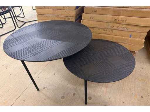 Set van 2 bijzettafels