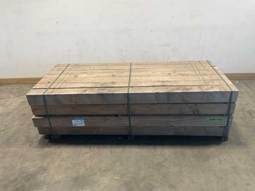 Perche Douglas finement sciée 250x15x15 cm (28x)