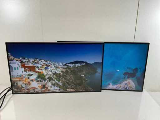 Lenovo (P27h-20) 27", 2560x1440 (QHD) IPS Monitors (2x)