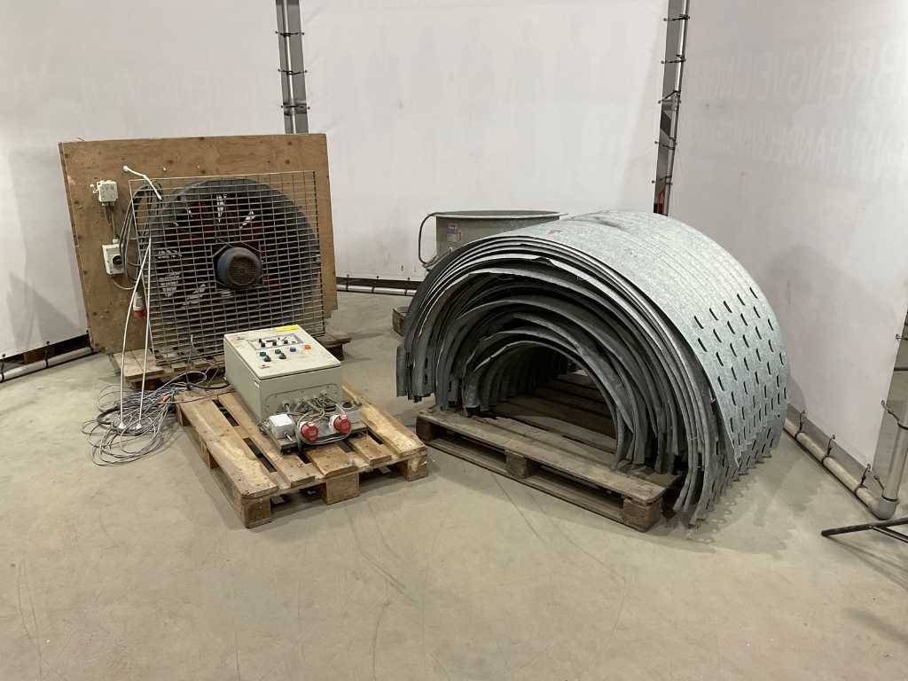 Duct parts and fans