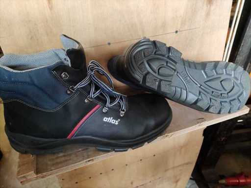 Atlas - Scarpe da lavoro inutilizzate 47 su 48 non sono sicuro