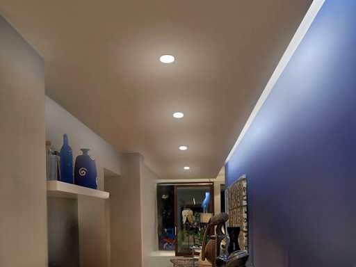 Panneau LED encastré 24W avec système de serrage 3000K(20x)