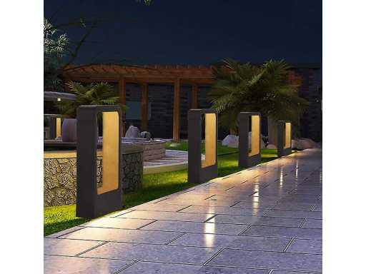 10 x Tuinlamp 7W LED 40 cm warm wit (SLA-01)