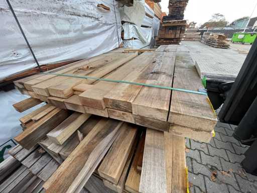 Caribbean Oak planks planed 1000-1500x115x45mm (17x)