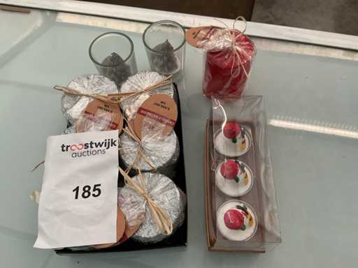 Party Weihnachten, Tischdekoration.