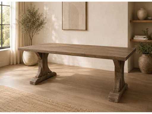 Tavolo da pranzo in legno Dahlia