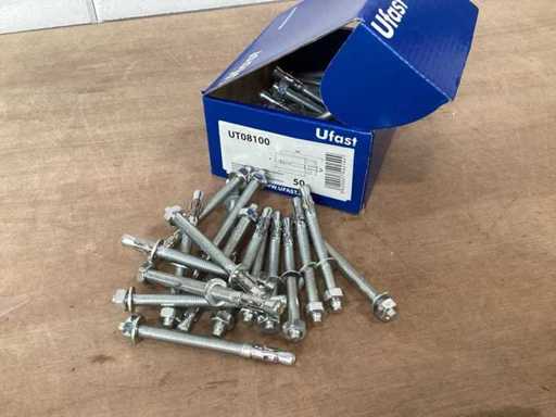 UFAST UT08100 durch Anker 8x100, Box 50 Stück (60x)