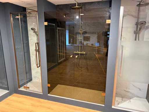 Shower door 140 x 200 cm