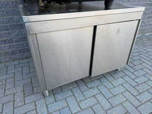 inox - 120cm - Rvs werktafel