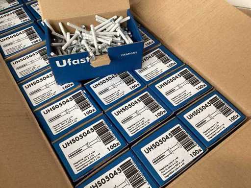 UFAST UHS05045 Nylon-Schlagschrauber 5x45 mm (7200x)
