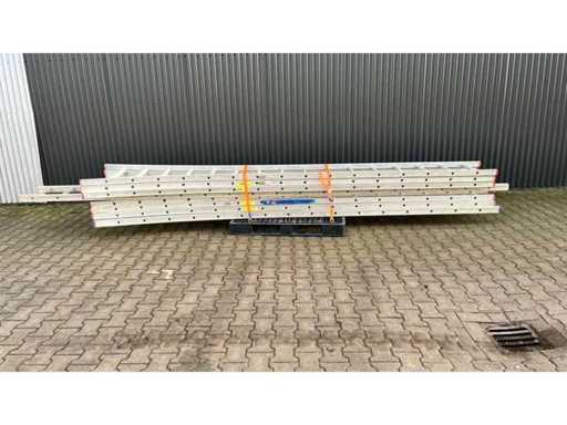 Partij aluminium ladders