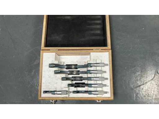 MITUTOYO Mitutoyo 5 zestaw mikrometrów zewnętrznych 0–125 mm