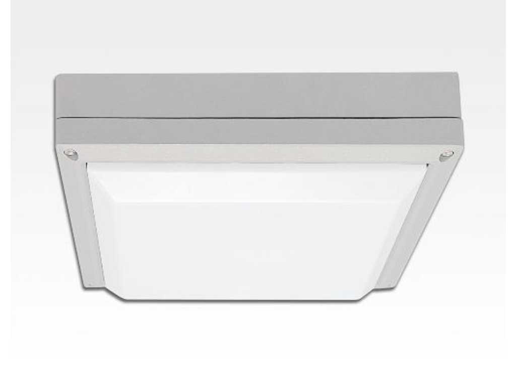 Package of 1 - 20W LED Wall/Ceiling Light White Square Daylight White / 6000-6500K 900lm 230VAC IP54 120Degree Wall Light Ceiling Light Aisle Light Fasade Light Entrance Light Outdoor Light Interior Lamp - SSAMLight