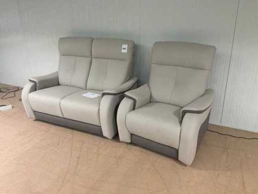 Shelby 2 zit Zetel + relax electrisch