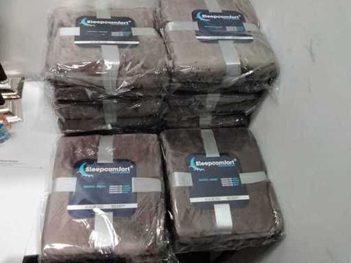 Sleepcomfort - Zachte plaids bruin (8x)