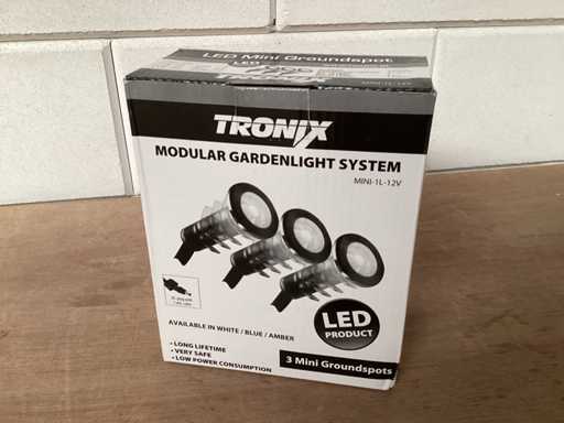 Tronix ground spot, 3 parts, LED (30x)