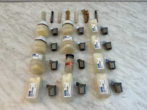 Komet HSS Rotary Boring Rod + Screw-On Rotary Boring Rods/Inserts (20x)