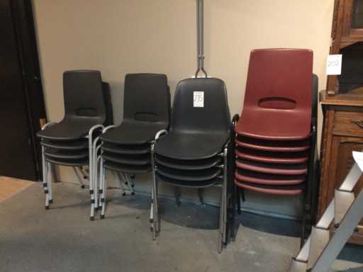 Sedie da borraccia impilabili (18x)