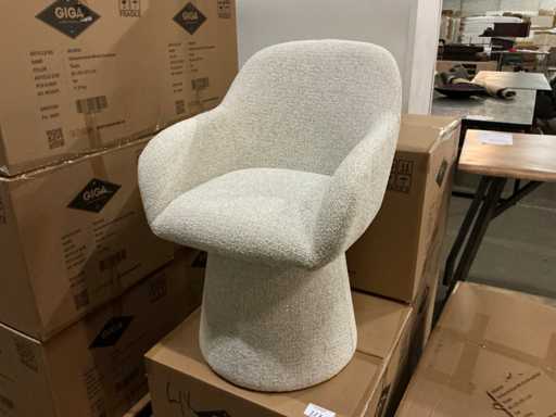 Giga Furniture Minthe Taupe Dining Chair (4x)