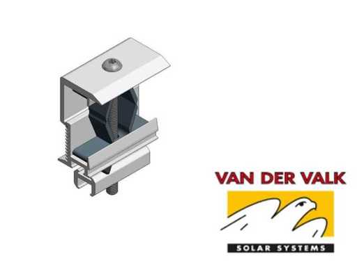 Van der Valk - 721552 - Clemă de capăt pentru panouri solare (100x)