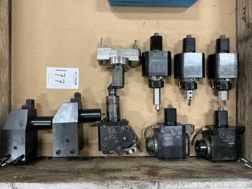 Outils VDI40 pilotés en 6 pièces