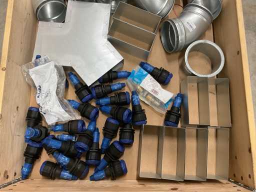 Charge von Installationsmaterialien