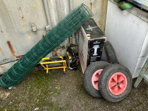 Various contractor equipment