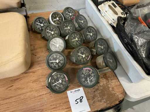 Kilometerteller/ draaiurenmeter (15x)