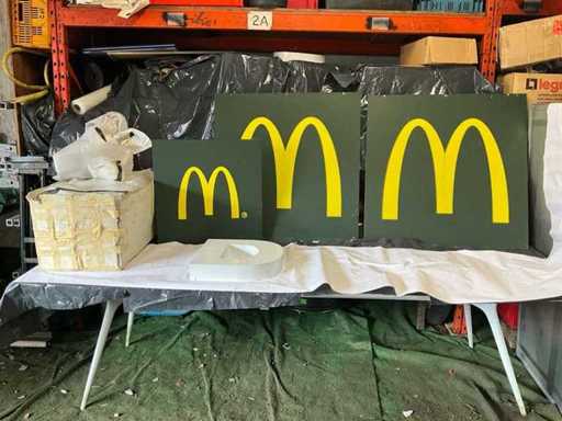 various McDonald's advertising