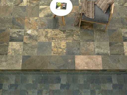 Floor tile 127.68m2 Desert Green antislip 33.3x33.3cm