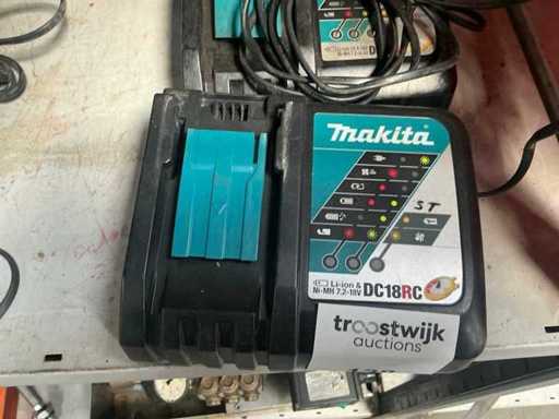 Makita DC18RC / DC36RA Divers chargeurs de piles (3x)