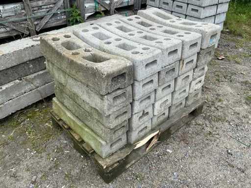 Bloc de clôture en béton (25x)