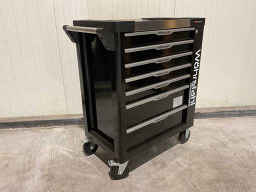2025 Wöhrstahl Deutschland 7/7 ZW/RVS Carrello utensile riempito