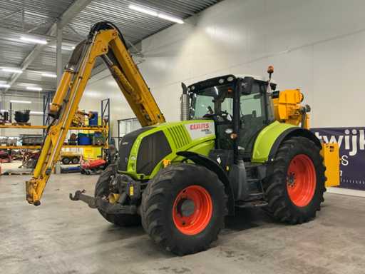 2009 Claas Axion 820 Vierwielaangedreven landbouwtractor