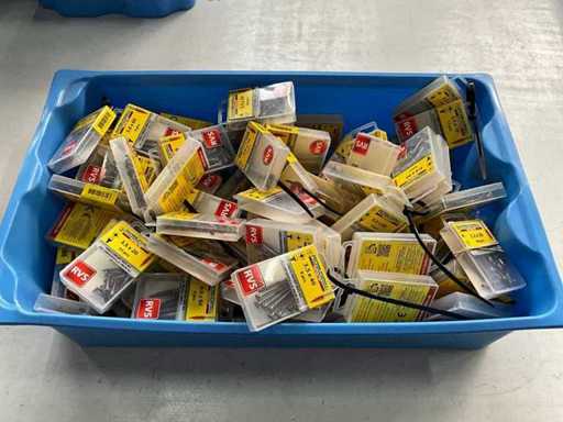 Rotadrill Assorti diverse schroeven RVS en verzinkt (100x)