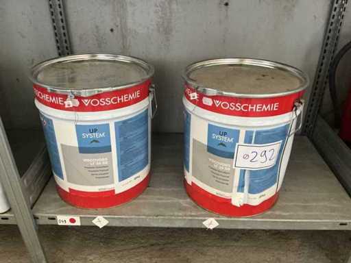 2 x 30 kg Viscovoss LT30 SB acabado en poliéster