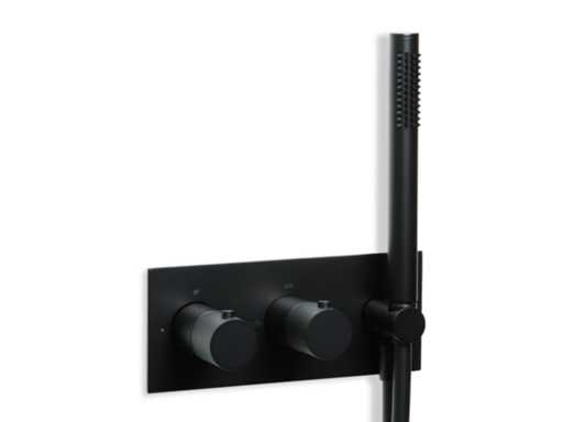 Blue Label - Brondby - 2746638 negru - Robinet termostatic pentru du?