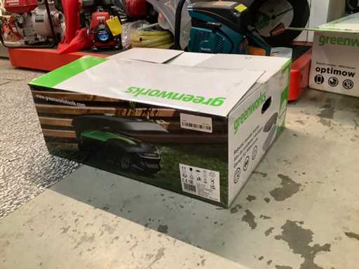 Greenworks rlmhog Copertină robotică de tuns iarba