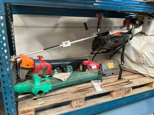 Overig bos- en tuingereedschap (4x)