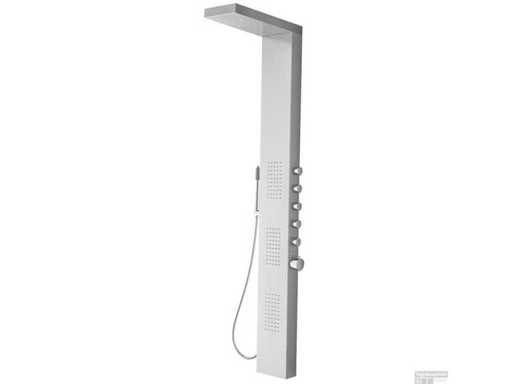 Colonna doccia in acciaio inox di Wiesbaden, Ohio, con rubinetto termostatico