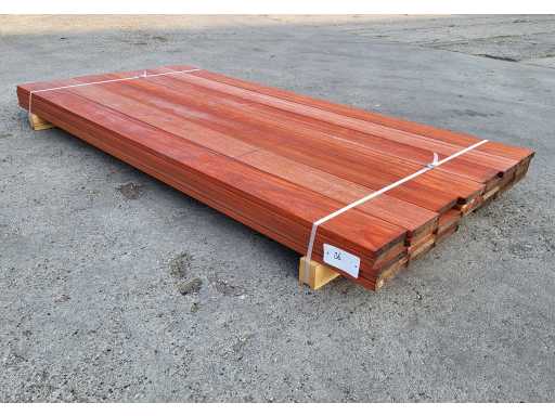 35 x PADOUK planken 21 x 140mm , lengte 215cm ( 10.5 m2 )