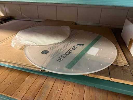 Disque lumineux grand design / diffuseur pour suspension + pièces (neuves)