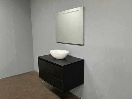 Ensemble de meubles de salle de bain - 90 cm