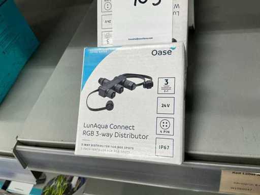 Oase LunAqua Connect RGB 3-drożny rozdzielacz światła rozdzielającego (8x)
