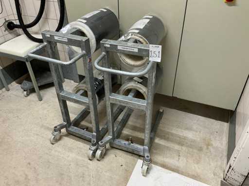 Product transport trolley