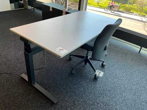 Desk with office chair and carcass